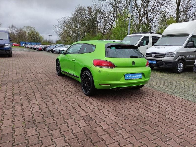 Second-hand VW Scirocco 160 CP (117 kW) 2013 Verde Coupe