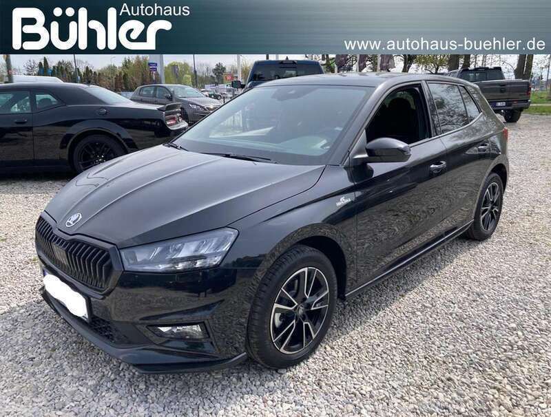 Schwarz metallic Neu 2025 Skoda Fabia Monte Carlo Limousine | 23.999 € (Fairer Preis) - Bild 1/4