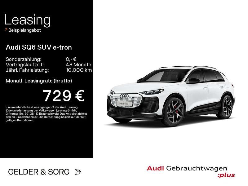 Gebraucht Audi SQ6 e-tron Ambiente 359 kW (489 PS) 2025 Gletscherweiß metallic SUV