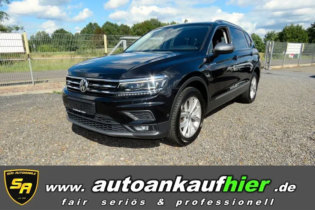 Gebraucht VW Tiguan Allspace Comfortline 200 PS (147 kW) 2021 Deep black (metallic) SUV
