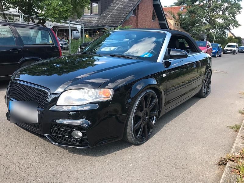 Schwarz Gebraucht 2006 Audi A4 Cabriolet S-Line Cabrio | 9.500 € (Guter Preis) - Bild 1/4