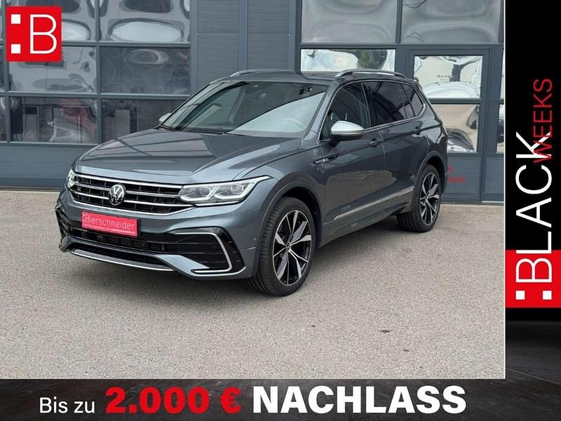 Grau Gebraucht 2024 VW Tiguan Allspace R-line SUV | 43.350 € (Fairer Preis) - Bild 1/2