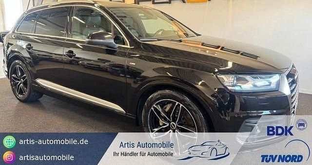 Orcaschwarz Gebraucht 2015 Audi Q7 S-Line SUV | 32.900 € (Teuer) - Bild 1/4