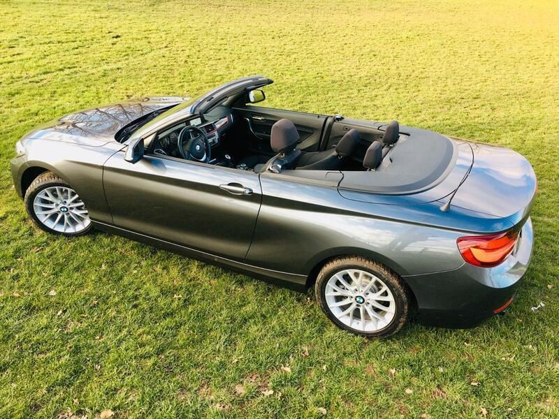 Grau Gebraucht 2020 BMW 218 Advantage Cabrio | 20.480 € (Guter Preis) - Bild 1/4
