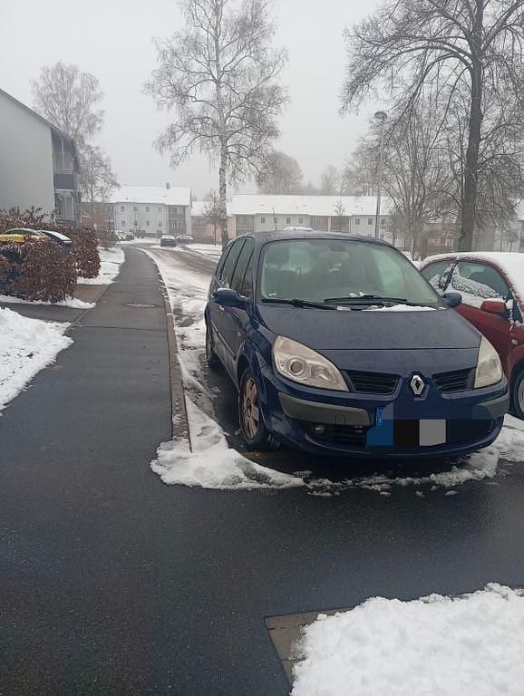 Blau Gebraucht 2007 Renault Grand Scénic II Avantage Van / Kleinbus | 1.350 € (Guter Preis) - Bild 1/4