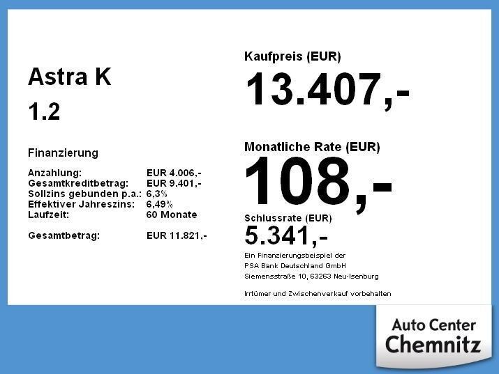 Rot Gebraucht 2020 Opel Astra GS Line Limousine | 13.407 € (Superpreis) - Bild 1/1