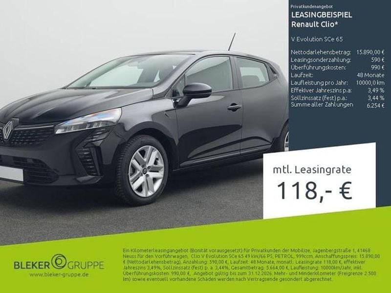 Schwarz Gebraucht 2025 Renault Clio V Evolution Limousine | 15.980 € (Superpreis) - Bild 1/3