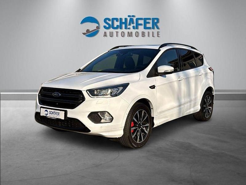 Frostweiß Gebraucht 2018 Ford Kuga ST-Line SUV | 13.950 € (Guter Preis) - Bild 1/4
