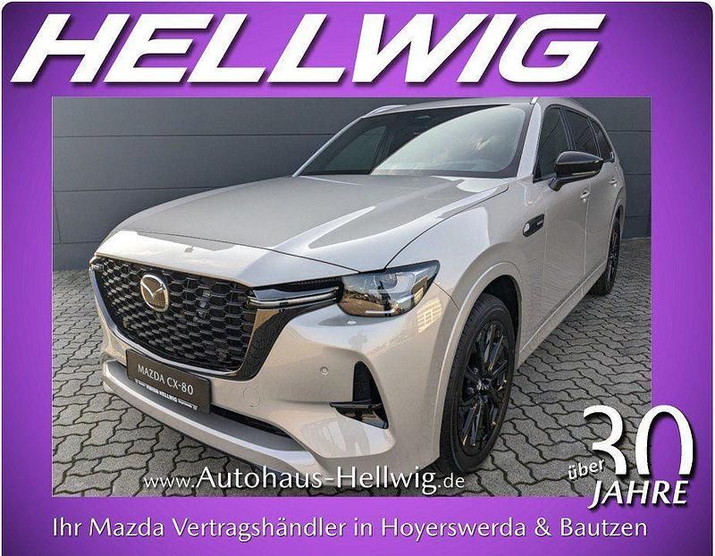 Platinum quartz metallic Gebraucht 2025 Mazda CX-80 Homura-Line SUV | 50.480 € (Superpreis) - Bild 1/4