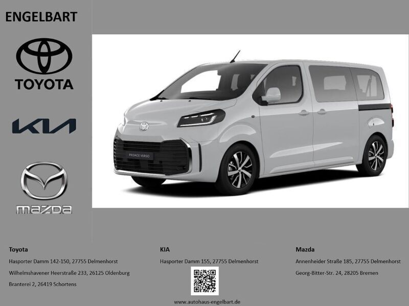 Icy white Neu 2025 Toyota Proace Verso Kombi | 43.390 € (Guter Preis) - Bild 1/1
