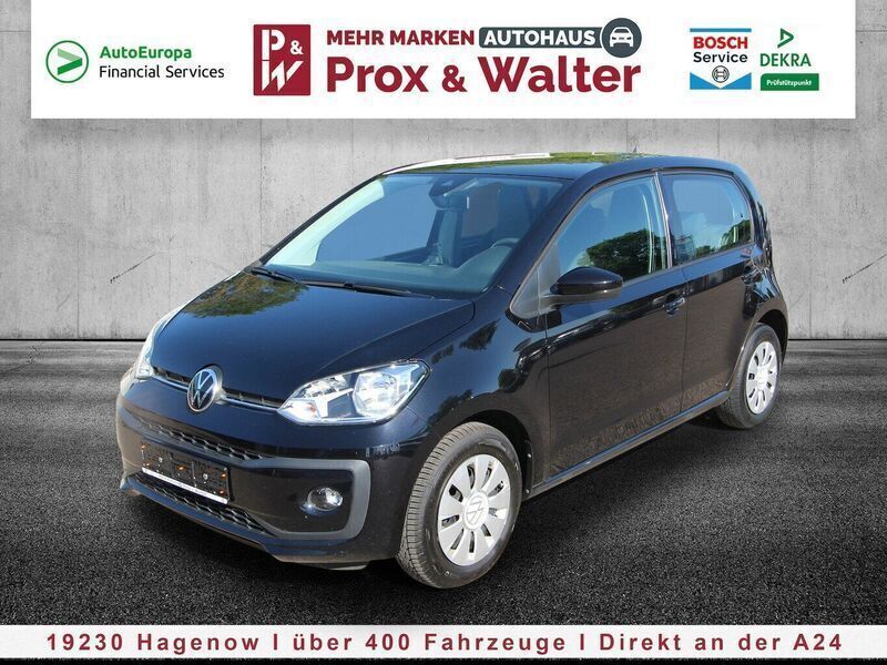 Gebraucht VW up! 65 PS (47 kW) 2021 Deep black perleffekt (schwarz) Kleinwagen