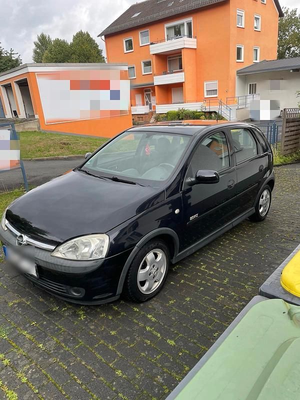 Schwarz Gebraucht 2002 Opel Corsa Elegance Kleinwagen | 1.000 € (Fairer Preis) - Bild 1/4