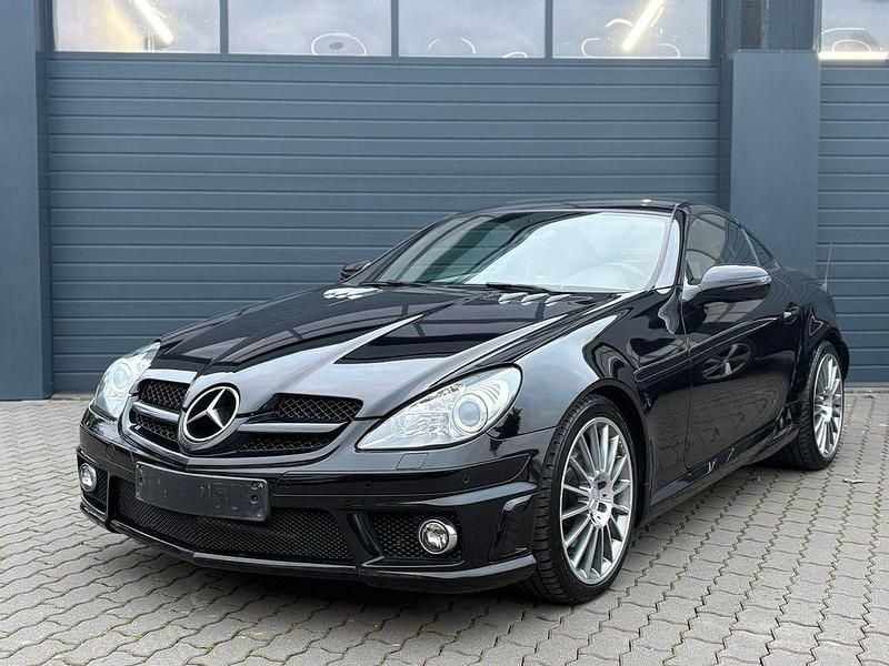 Schwarz Gebraucht 2009 Mercedes SLK55 AMG AMG Cabrio | 39.990 € (Teuer) - Bild 1/4