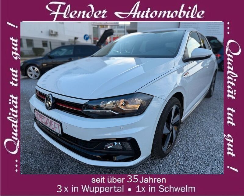 Pure white (metallic) Gebraucht 2019 VW Polo GTI Kleinwagen | 15.980 € (Fairer Preis) - Bild 1/4