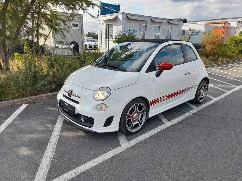 Weiß Gebraucht 2015 Abarth 595C Custom Cabrio | 9.490 € (Superpreis) - Bild 1/4