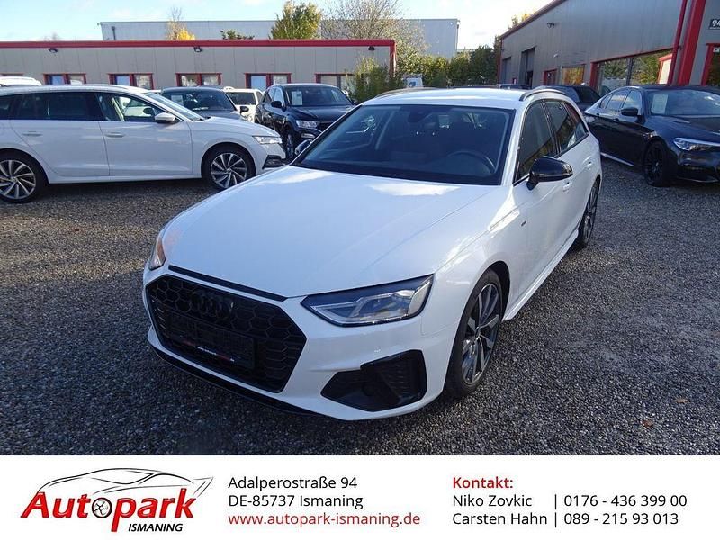 Ibisweiß, ibisweiß Gebraucht 2021 Audi A4 S-Line Kombi | 28.999 € (Teuer) - Bild 1/4