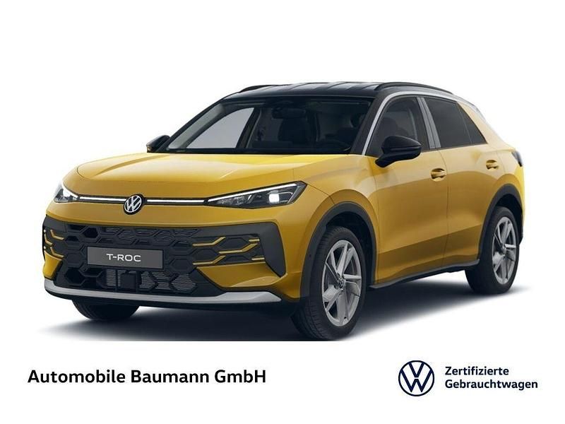 Canary yellow uni / schwarz u Neu 2025 VW T-Roc Life SUV | 34.990 € (Guter Preis) - Bild 1/4