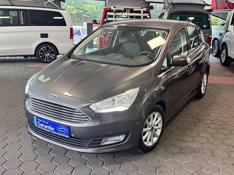 Grau Gebraucht 2016 Ford C-MAX Titanium Van / Kleinbus | 12.490 € (Fairer Preis) - Bild 1/4
