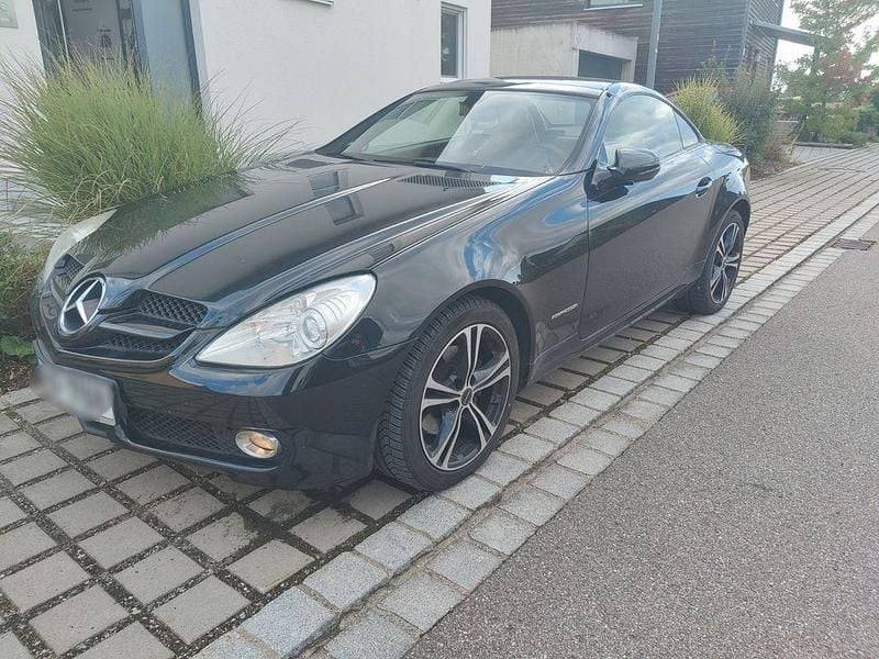 Schwarz Gebraucht 2009 Mercedes SLK200 Cabrio | 7.500 € (Superpreis) - Bild 1/4