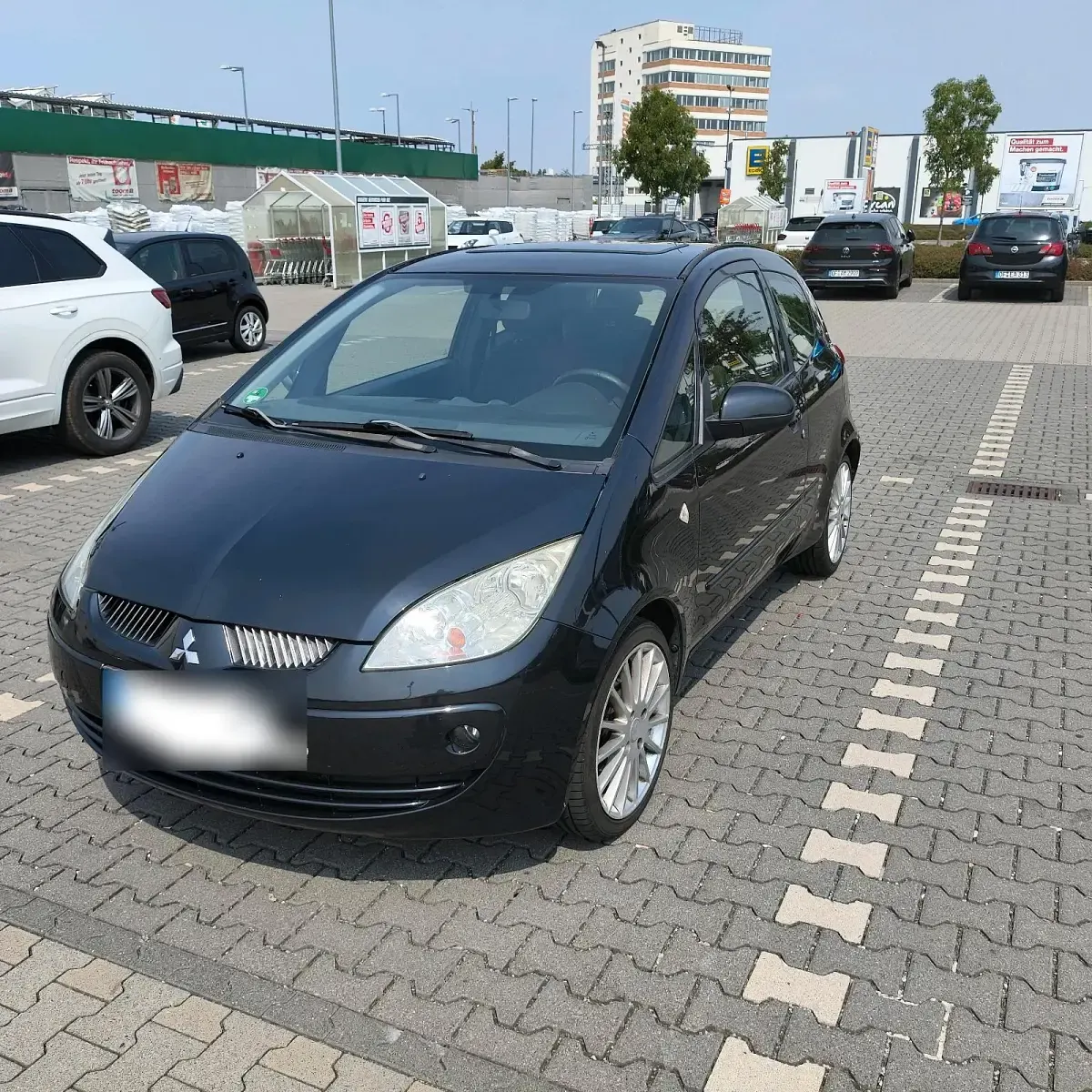 Gebraucht Mitsubishi Colt 95 PS (69 kW) 2008 Schwarz Kleinwagen