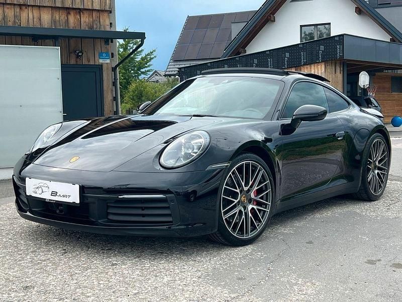 Schwarz Gebraucht 2021 Porsche 911 Carrera 4S Sport | 114.900 € (Superpreis) - Bild 1/4