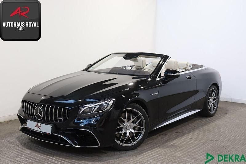 Schwarz (metallic) Gebraucht 2019 Mercedes S63 AMG AMG Cabrio | 158.880 € - Bild 1/4