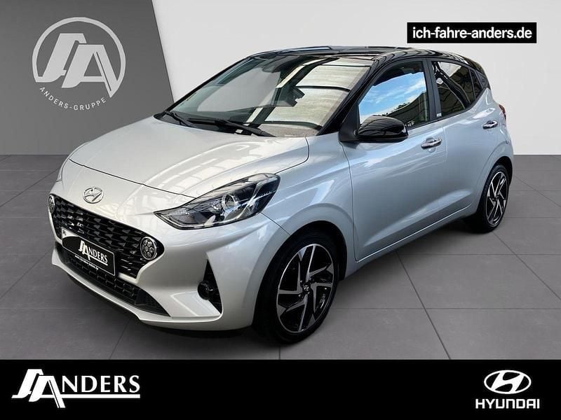 Schwarz sleek silver/ black / met Gebraucht 2020 Hyundai i10 Style Kleinwagen | 14.294 € (Fairer Preis) - Bild 1/3