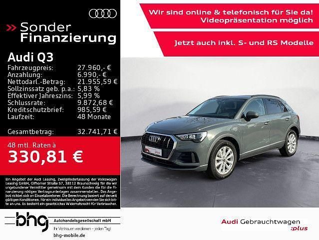 Grau Gebraucht 2022 Audi Q3 Advanced SUV | 27.960 € (Fairer Preis) - Bild 1/4