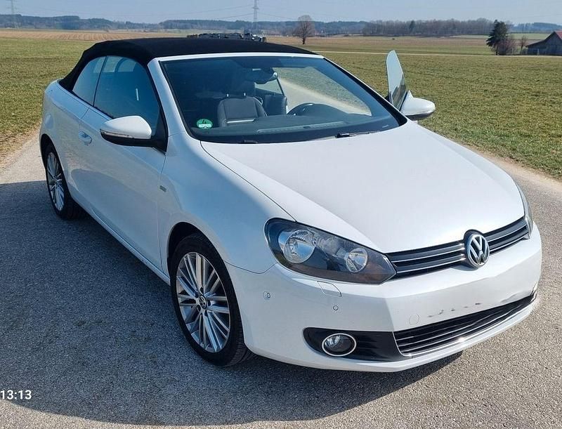 Gebraucht VW Golf Cabriolet 122 PS (89 kW) 2014 Weiß Cabrio