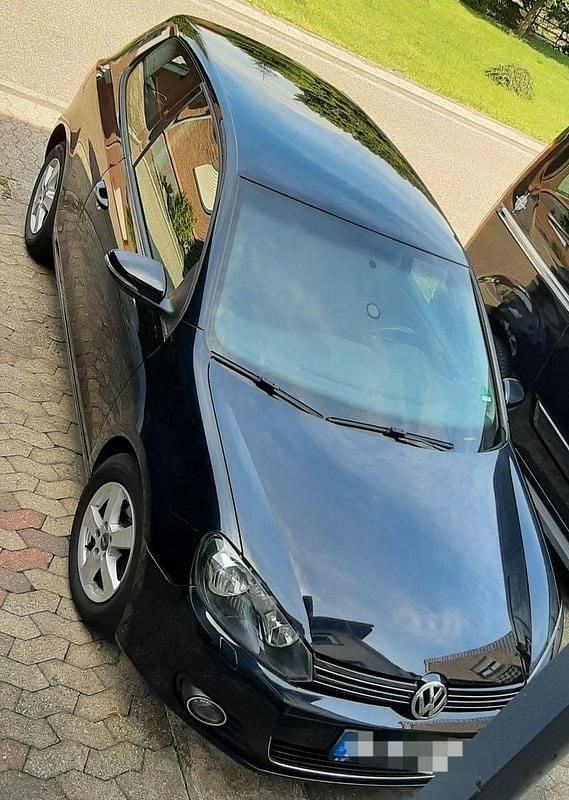 Schwarz Gebraucht 2009 VW Golf VI Highline Limousine | 5.999 € (Guter Preis) - Bild 1/4