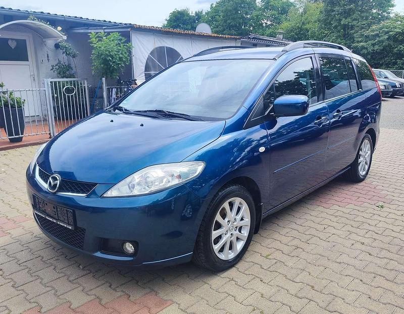 Gebraucht Mazda 5 Exclusive 143 PS (105 kW) 2007 Haitiblau metallic Van / Kleinbus
