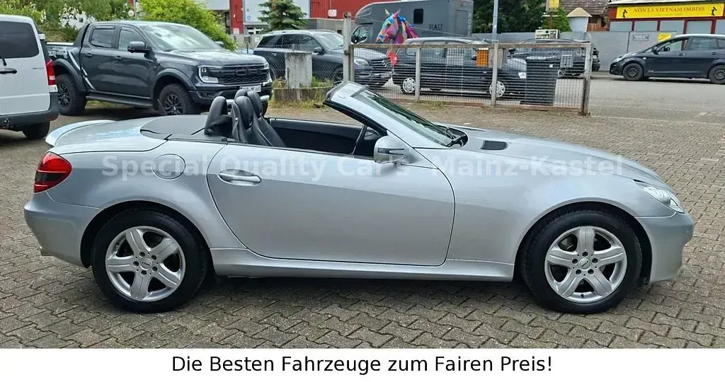 Gebraucht Mercedes SLK200 184 PS (135 kW) 2008 Silber Cabrio