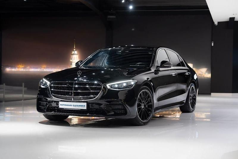 Obsidianschwarz Gebraucht 2022 Mercedes S400 AMG line Limousine | 84.980 € (Guter Preis) - Bild 1/4