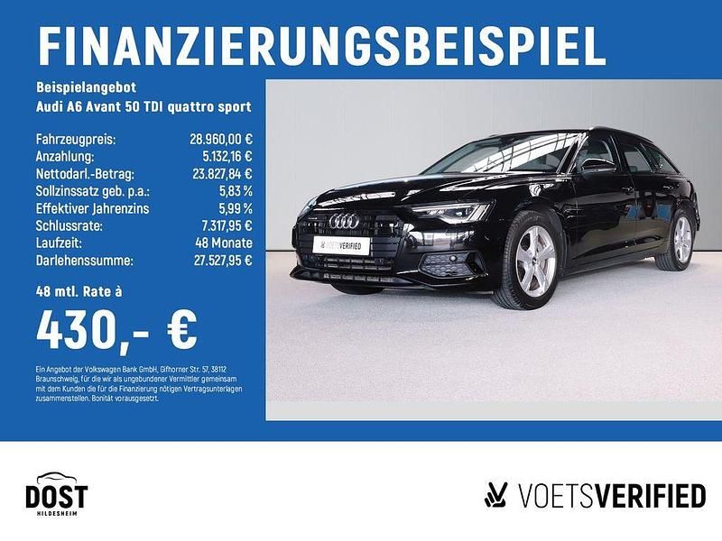 Gebraucht Audi A6 Sport 286 PS (210 kW) 2020 Brillantschwarz Kombi
