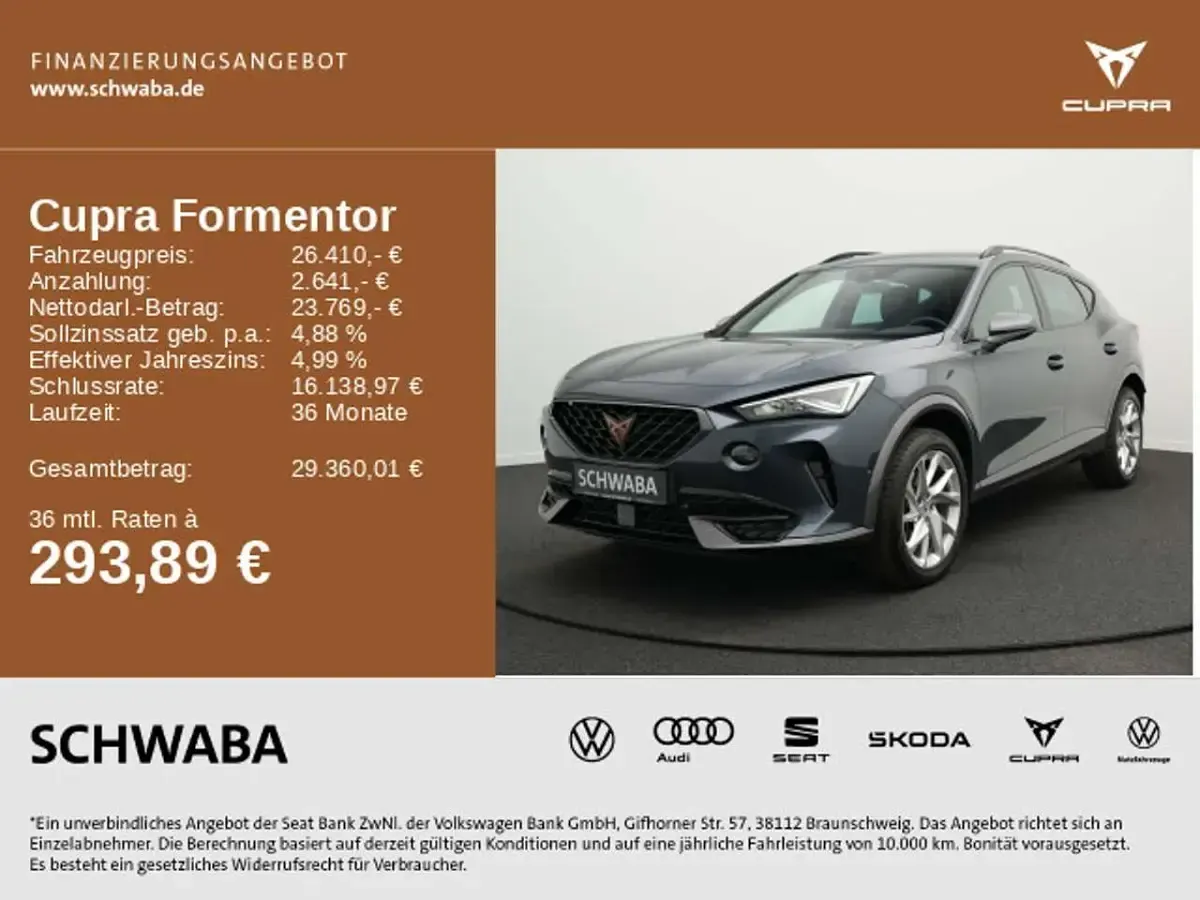 Brugt Cupra Formentor 150 HK (110 kW) 2024 Grå SUV