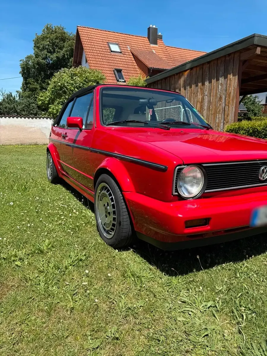 Gebraucht VW Golf Cabriolet Karmann 98 PS (72 kW) 1990 Rot Cabrio