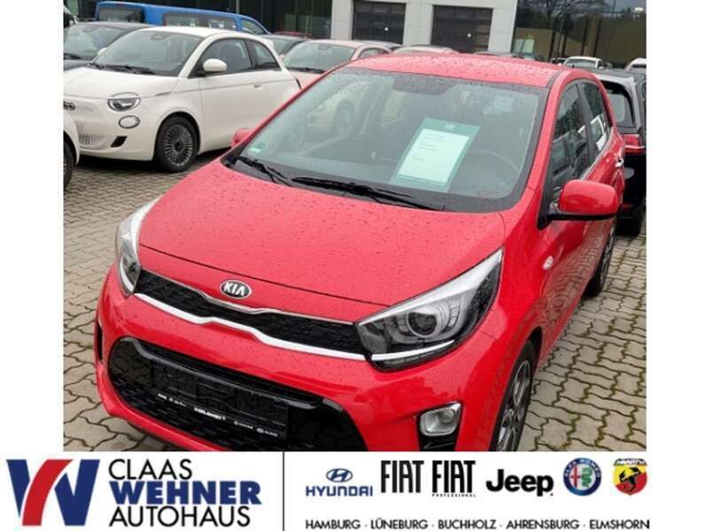 A2r) shiny red met. (rot Gebraucht 2018 Kia Picanto Spirit Kleinwagen | 13.990 € (Fairer Preis) - Bild 1/4