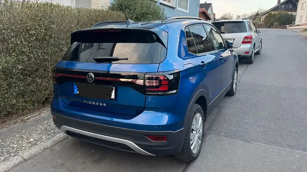 Gebraucht VW T-Cross 95 PS (69 kW) 2021 Blau SUV