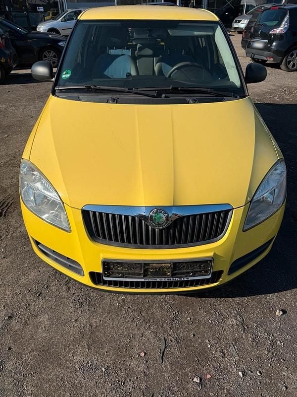 Gebraucht Skoda Fabia 2008 Gelb Kleinwagen