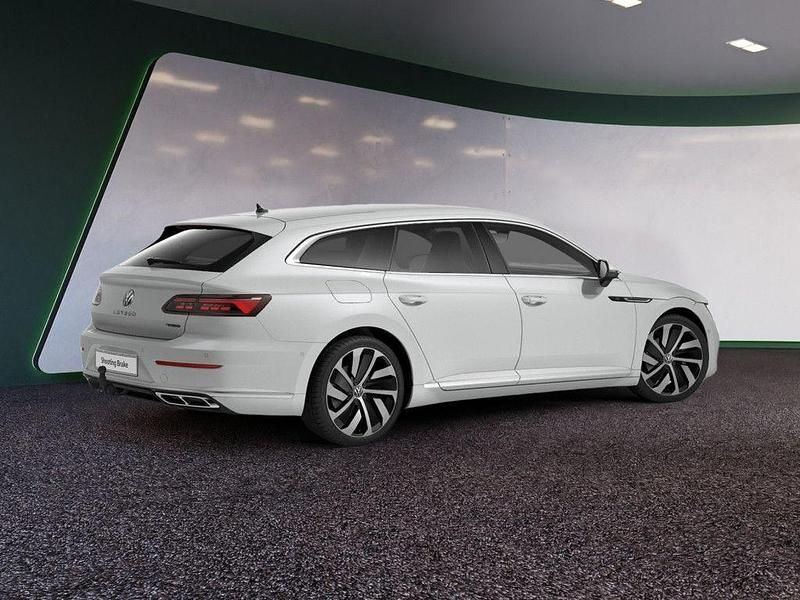 Gebraucht VW Arteon R-line 200 PS (147 kW) 2021 Weiss / oryxweiss perlmutteffekt (metallic) Kombi