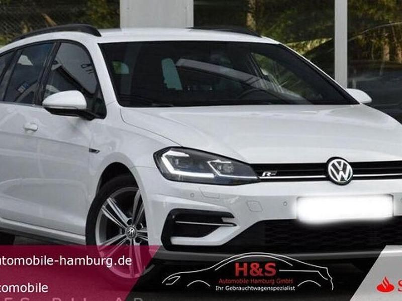 Pure white Gebraucht 2018 VW Golf VII R-line Kombi | 19.900 € (Etwas zu teuer) - Bild 1/4