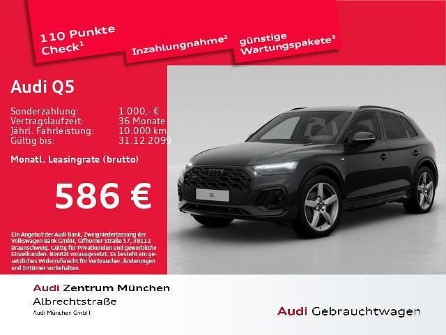 Mythosschwarz metallic Gebraucht 2024 Audi Q5 Ambiente SUV | 54.998 € - Bild 1/2