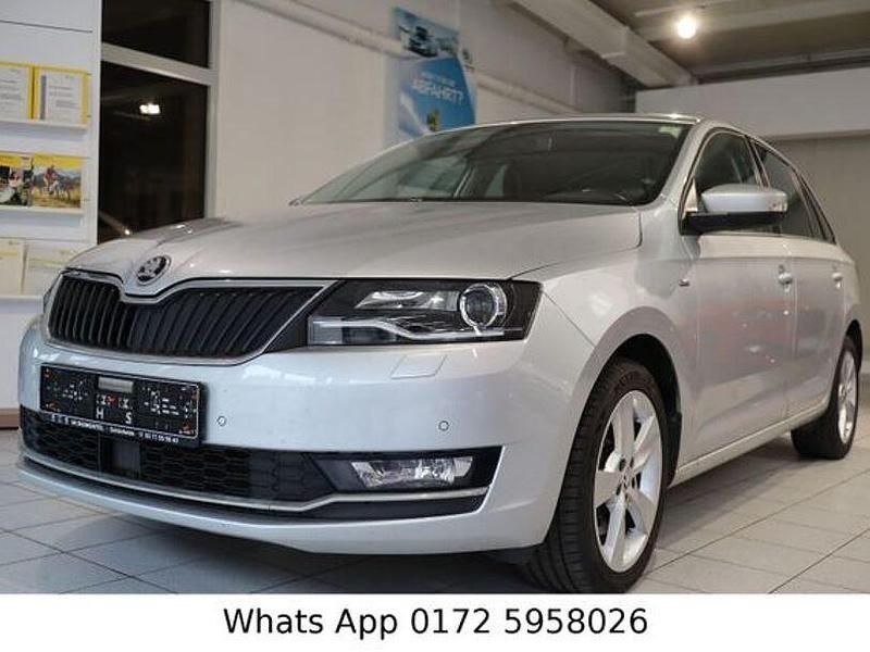 Gebraucht Skoda Rapid Clever 110 PS (80 kW) 2018 Silber Kleinwagen