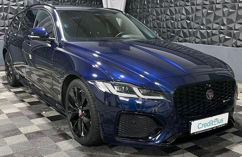 Blau Gebraucht 2021 Jaguar XF Sportbrake R-Dynamic Kombi | 28.990 € (Superpreis) - Bild 1/4
