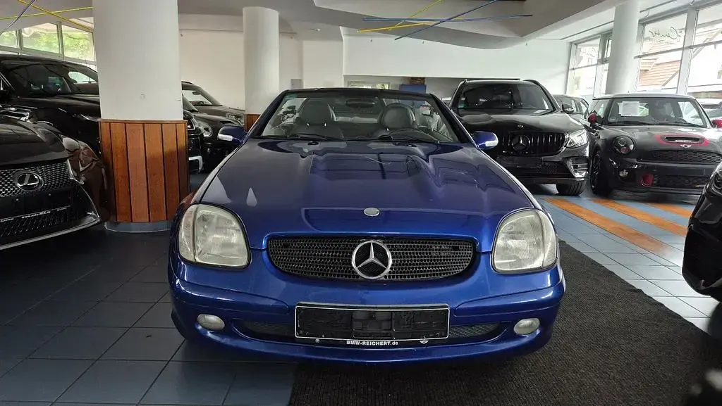 Gebraucht Mercedes SLK230 197 PS (144 kW) 2000 Blau Cabrio