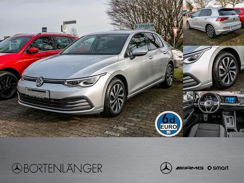 Silber Gebraucht 2022 VW Golf Active Limousine | 19.998 € (Superpreis) - Bild 1/4