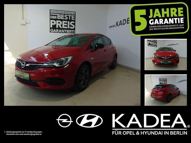 Chili rot/kardio rot (metallic) Gebraucht 2021 Opel Astra Limousine | 14.450 € (Superpreis) - Bild 1/4