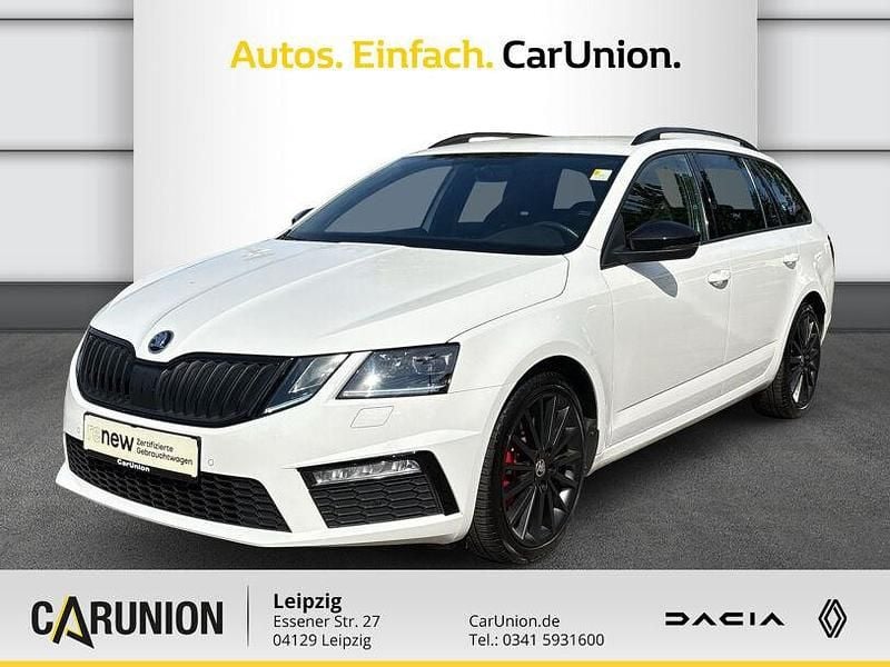 Candyweiß uni Gebraucht 2018 Skoda Octavia RS Kombi | 18.490 € (Guter Preis) - Bild 1/4