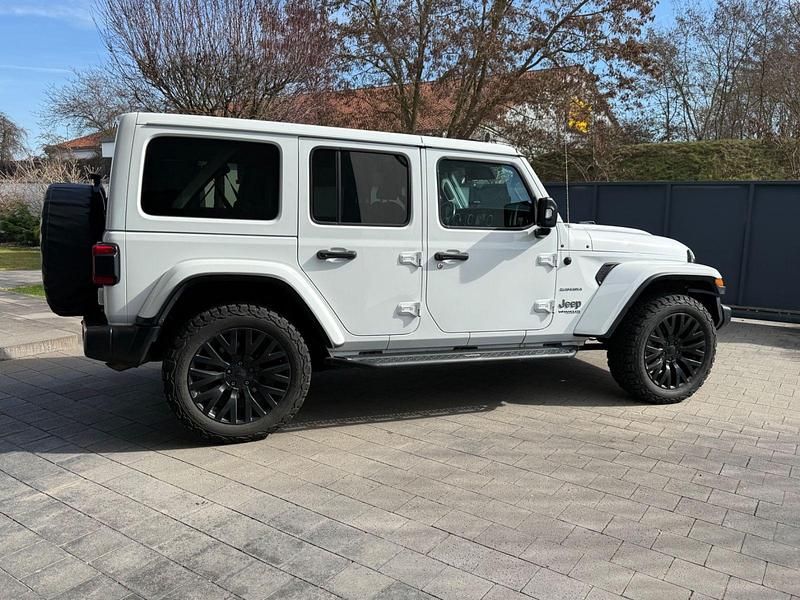 Gebraucht Jeep Wrangler Sahara 272 PS (200 kW) 2021 Weiß SUV