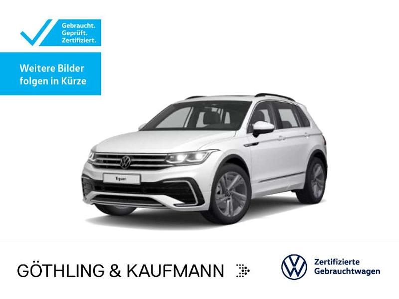 Pure white Gebraucht 2022 VW Tiguan R-line SUV | 35.430 € (Fairer Preis) - Bild 1/1